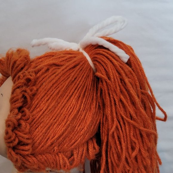 Cabbage Patch Kid CPK 1986 Red Hair Blue 1 Tooth Eyes Needs TLC Cleaning - Picture 11 of 16